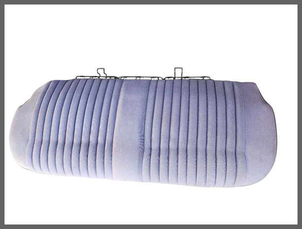 Compleet interieur grijs-blauw stof (gebruikt).