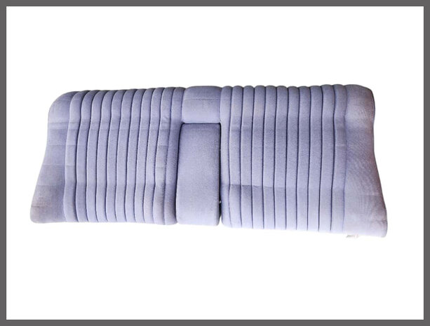 Compleet interieur grijs-blauw stof (gebruikt).