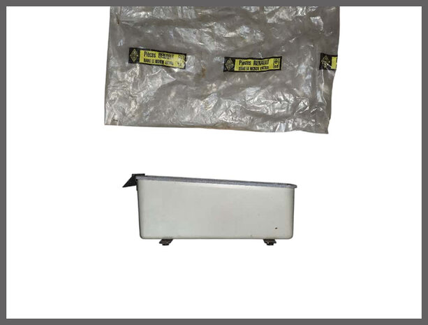 Bak midden console, grijs (New Old Stock).