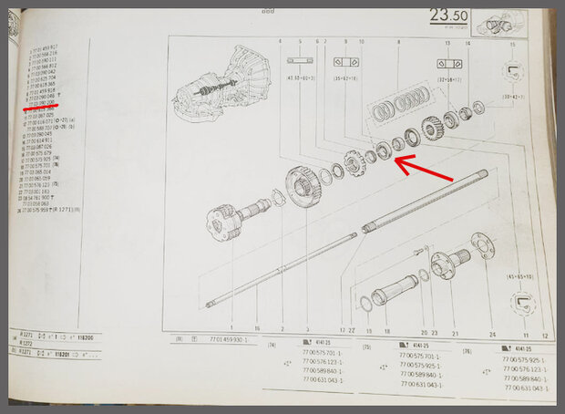 R20-30: Lager automaat versnellingsbak (New Old Stock).