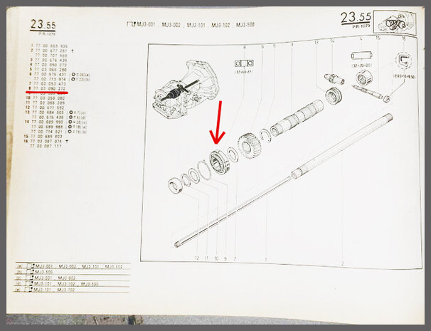 R20,25,30: Lager automaat versnellingsbak (New Old Stock).