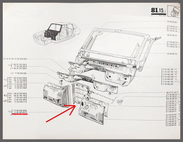 Schutbord (New Old Stock).