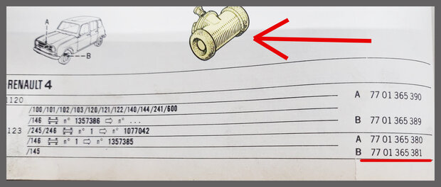 R4,5,6: Wielrem cilinder (New Old Stock).