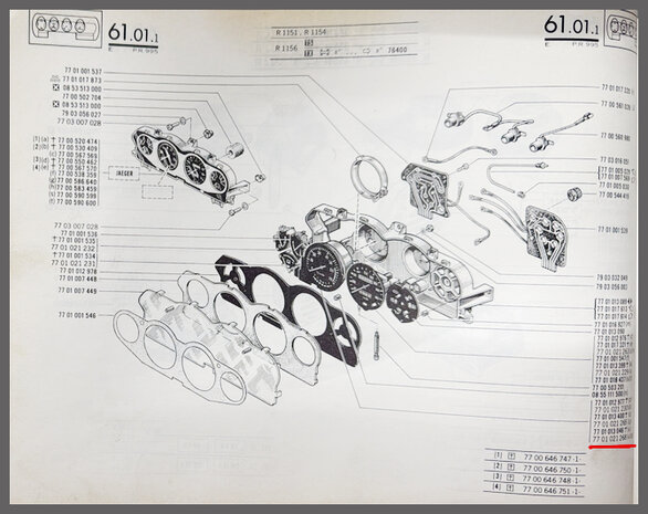 Toerenteller R16 TS, automaat (New Old Stock).