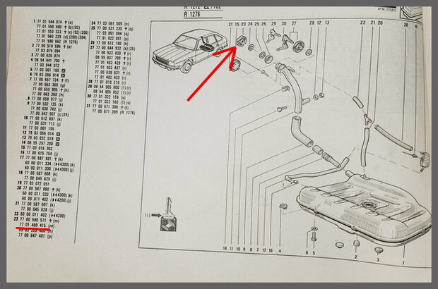 R 20-30: Tankdop (New Old Stock).