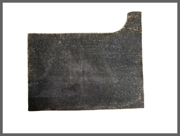 Front left insulation mat (Used).