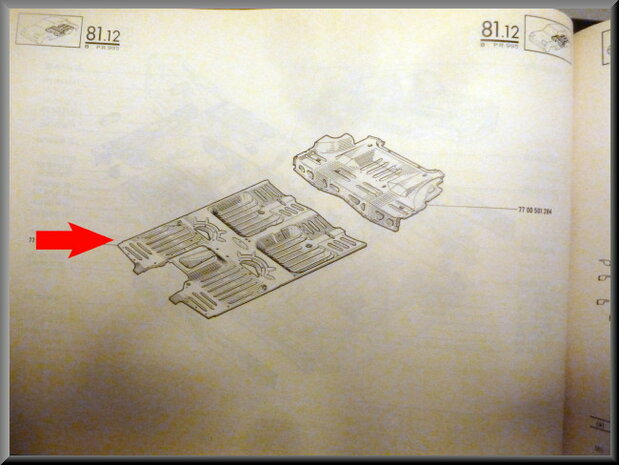 Part of underbody center right.