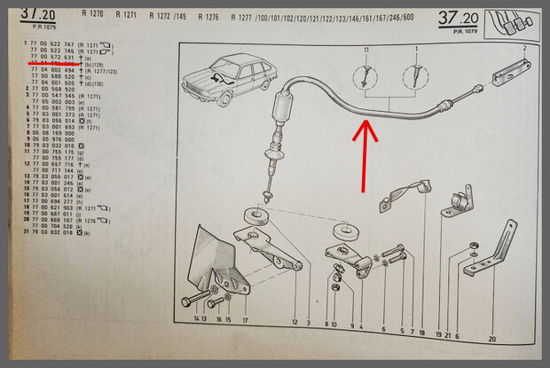 R20-30: Koppelingskabel (New Old Stock).