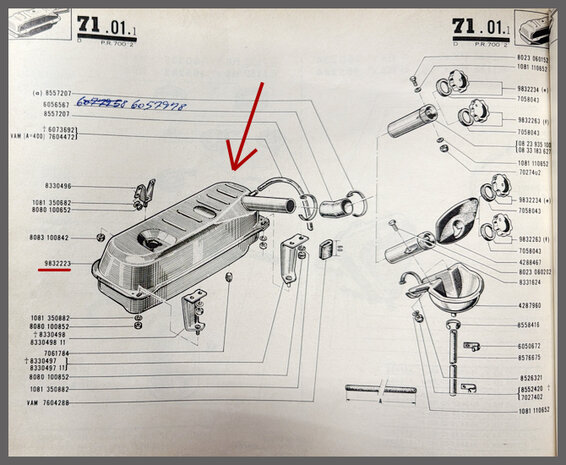 R8-10: Brandstoftank (New Old Stock).