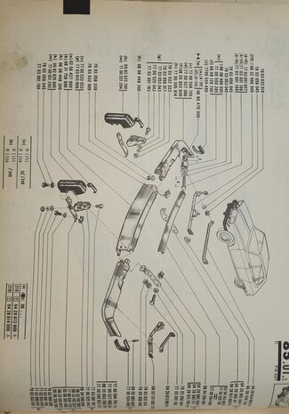 Bevestiging twee draadeinden (New Old Stock).