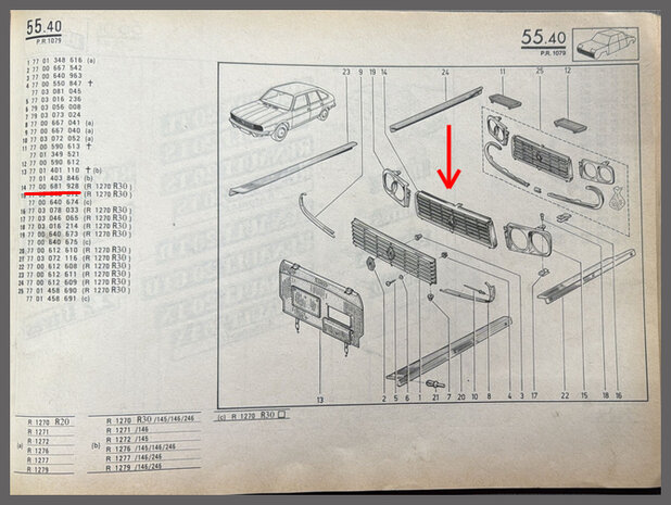 R20-R30 Grill (Gebruikt).