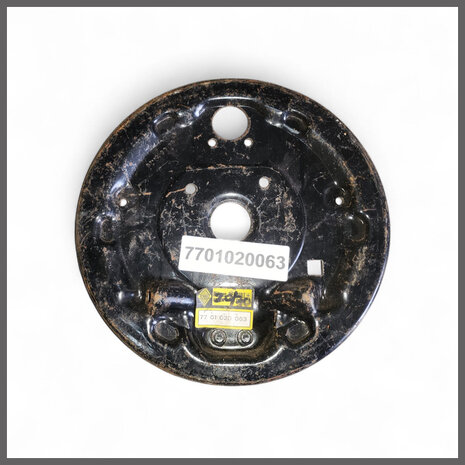 R20,25,30,Espace: Remankerplaat rechts (New Old Stock).