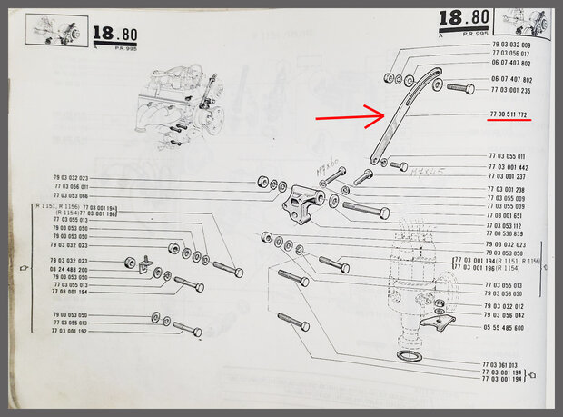 Dynamo spanbeugel (New Old Stock).