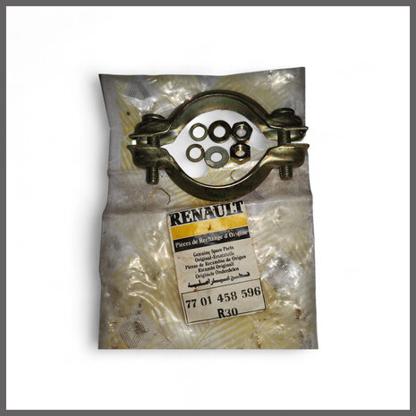 R 20,30,25 Alpine V6, Espace: Uitlaatklem (New Old Stock).