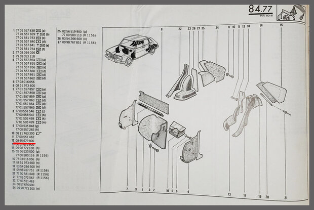 Sierring/ revet (90x45mm) bekleding wielkuip en andere toepassingen (New Old Stock).