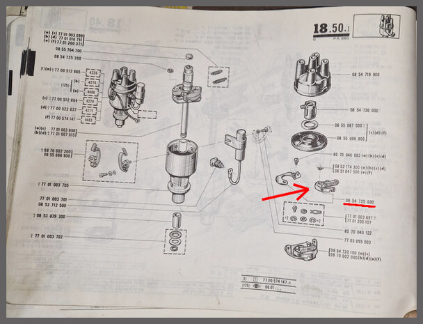 R4,5,6, Rodeo, Dauphine, Alpine: Contactpunten set (New Old Stock)