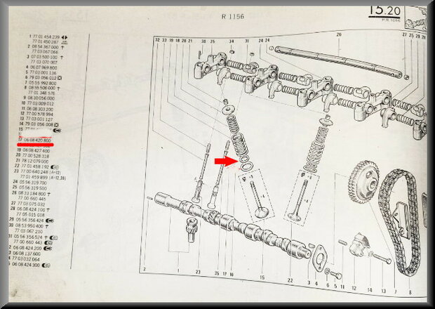 Klepveer ring (Gebruikt).