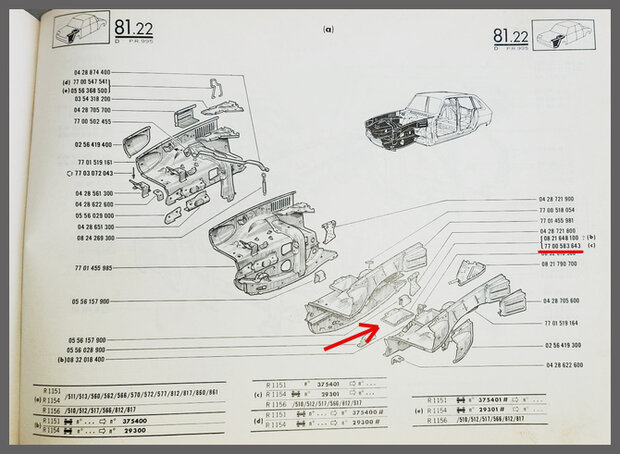 R5-16: base de batterie (New Old Stock).