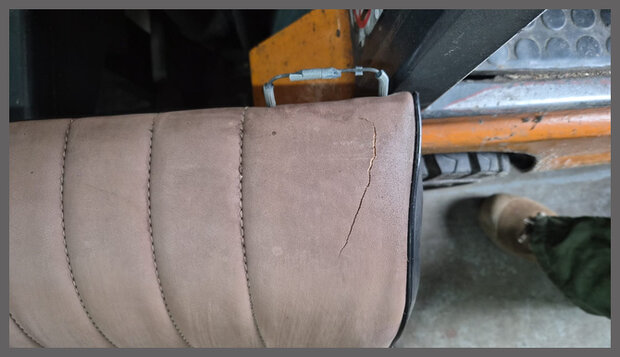 Compleet interieur beige skai (gebruikt).