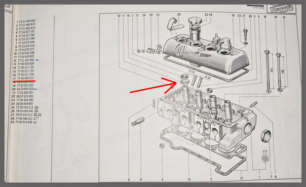 Ring bougiepijp (New Old Stock).