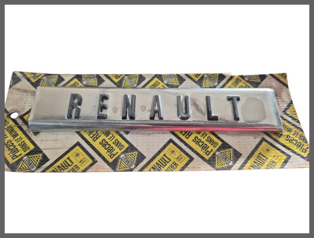 Renault 8-10: Embleem "Renault". (New Old Stock).