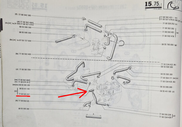 T-stuk carterventilatie systeem 