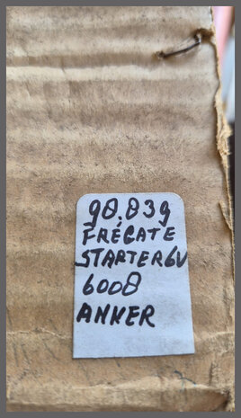 Renault Fregate: Starter motor armature (New Old Stock).