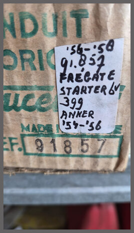 Renault Fregate 1956-1958: Starter motor armature (New Old Stock).