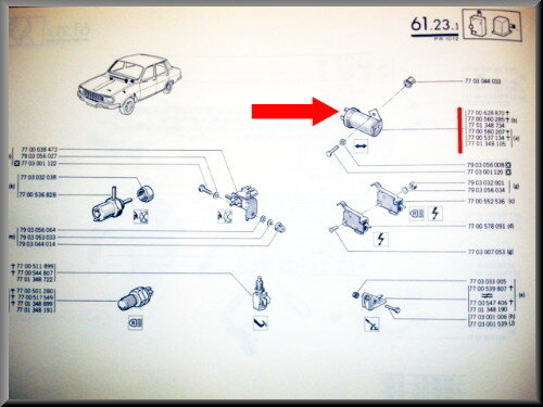 Indicator light relay. 