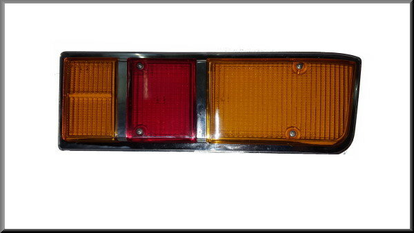 Rear light cap right (orange-red-orange).