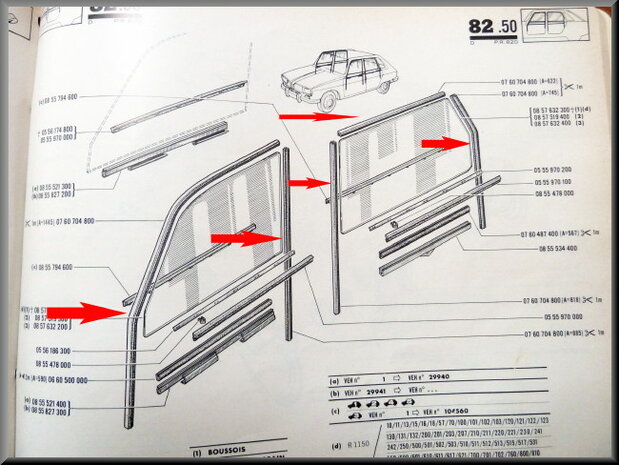 Window channel seal.