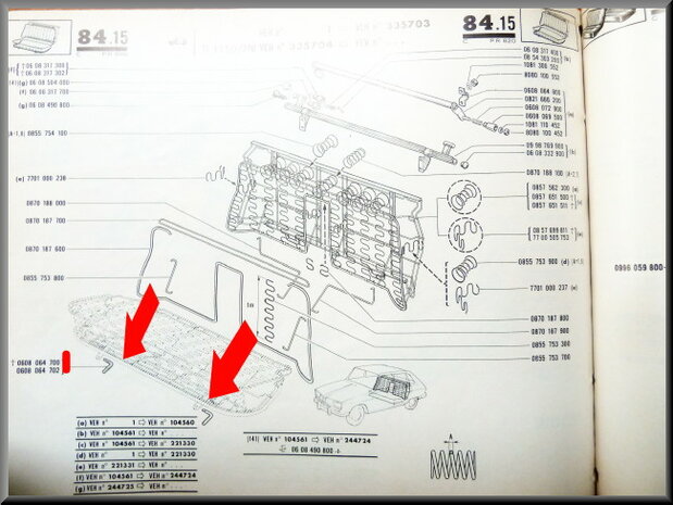 Verrouillage d’assise de banquette arrière. 