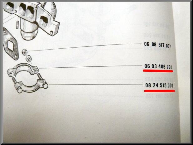 Manifold clamp R16 L-TL, diameter 53 mm.