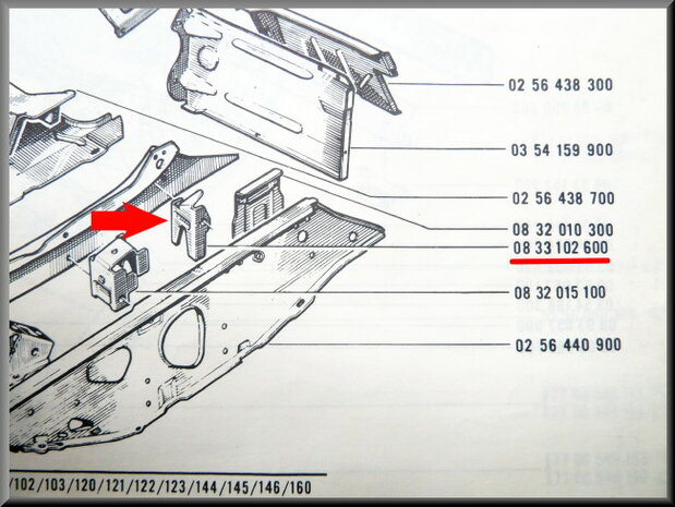 Balkversteviging subframe links.