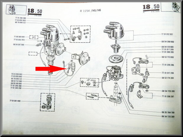 Condensateur R16, R4, R5, R8, R10, R14.