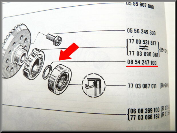 O ring seal drive shaft.