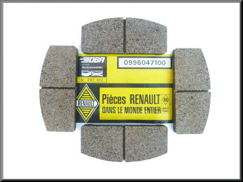 Plaquettes de frein R16 L.