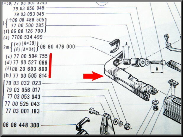 Bumper corner front right R16 TS (first type).