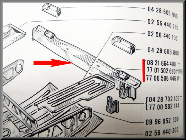 Rear beam.