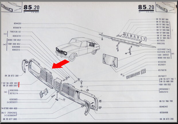 Grill right R16 1150.