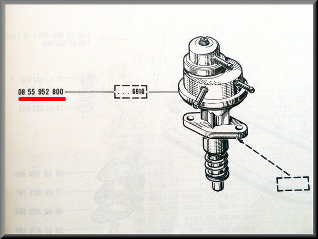 Fuel pump R16 TS-TX.