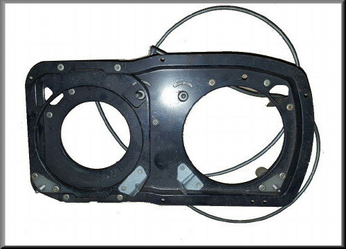 Headlight frame left R16 TX 1973-1975.