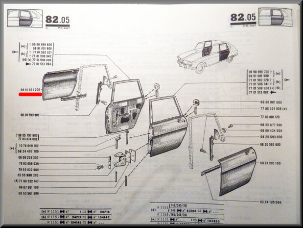 Doorskin rear right.