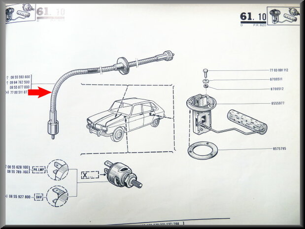 Câble de compteur R16 L-TL.