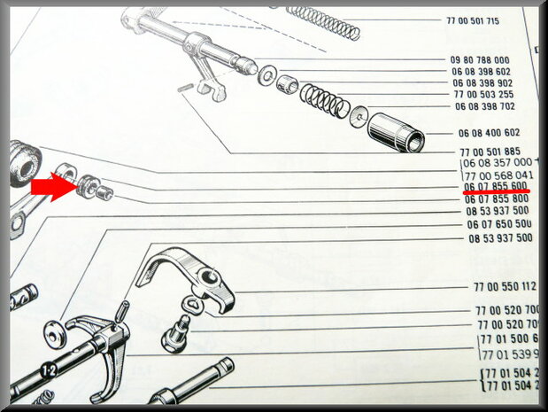 Rubber for gear shift linkages.