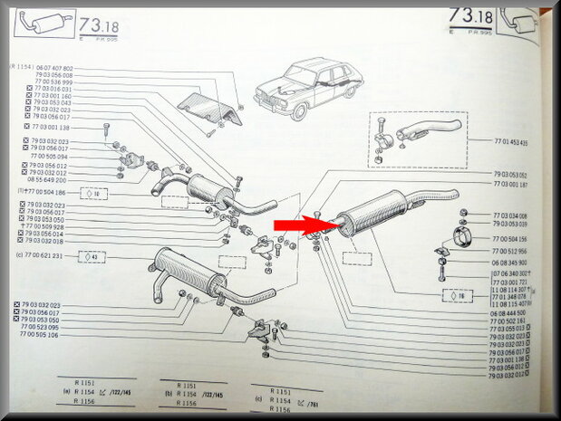 Final silencer R16 all types except R16 L.