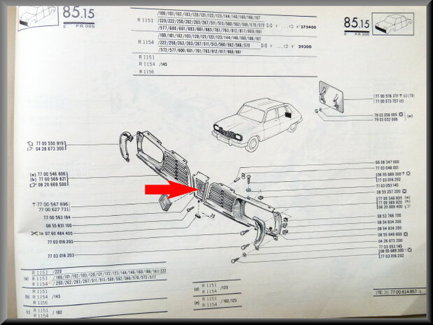 Grill middenstuk R16 1150.