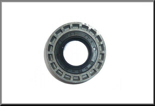 Differential bearing adjusting nut with shaft seal (5 gear), rubber