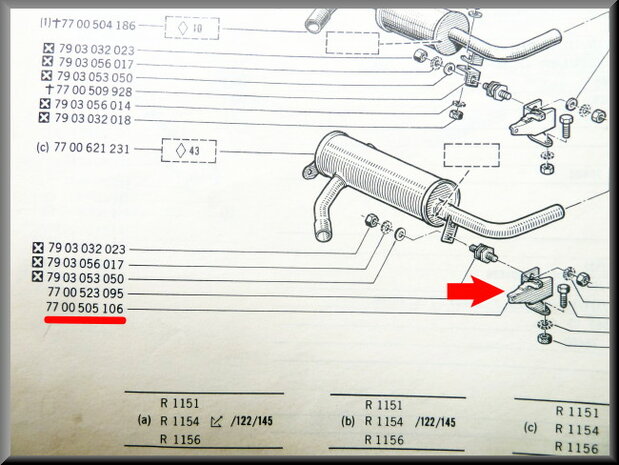 Exhaust support.