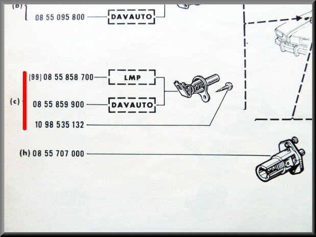 Door switch interior lighting.